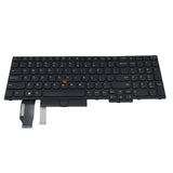 Maxbell Laptop Keyboard Replace Parts US English Layout for E580 E585 T590 E590  With Pointer