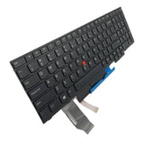 Maxbell Laptop Keyboard Replace Parts US English Layout for E580 E585 T590 E590  With Pointer