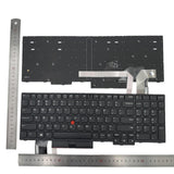 Maxbell Laptop Keyboard Replace Parts US English Layout for E580 E585 T590 E590  With Pointer