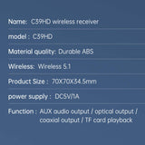 Maxbell Audio Receiver Portable for Wired Headphones TV