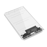Maxbell 2.5inch External Hard Drive Enclosure SSD Enclosure 5Gbps SATA to USB 3.1 Clear