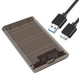 Maxbell 2.5inch External Hard Drive Enclosure SSD Enclosure 5Gbps SATA to USB 3.1 Brown