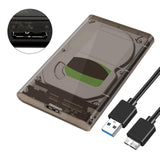 Maxbell 2.5inch External Hard Drive Enclosure SSD Enclosure 5Gbps SATA to USB 3.1 Brown