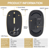 Maxbell 2.4G Wireless Mouse with usb and Type C Receivers for Notebook PC Laptop