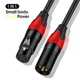 Maxbell XLR Microphone Cable Audio Cable XLR Cable for PA Systems Mixers Speakers 2m