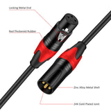 Maxbell XLR Microphone Cable Audio Cable XLR Cable for PA Systems Mixers Speakers 2m