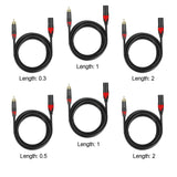 Maxbell 3 Pin XLR rca Microphone Cable Cord for Speakers XLR rca Mic Cable Male to Male 0.3m