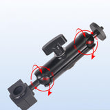 Maxbell Motorcycle Rearview Mirror Stand Cameras Accessory Rotating for Camera