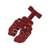 Maxbell Claw Clamp with 1/4inch Thread Holes 3/8inch Locating Pin for Camera Tripod Red