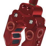 Maxbell Claw Clamp with 1/4inch Thread Holes 3/8inch Locating Pin for Camera Tripod Red