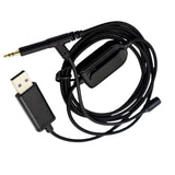 Maxbell USB to 2.5mm Earphone Audio Cable with Microphone for QC35 Y55 Y50