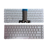 Maxbell US Layout Laptop Keyboard for HP Pavilion x360 14-Bs 14-Ba 14T-Ba 14M-Ba Silver
