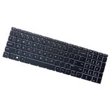 Maxbell US English Keyboard Replaces for HP 15-Dx Tpn-C136 Professional Components White Letter Black