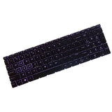 Maxbell US English Keyboard Replaces for HP 15-Dx Tpn-C136 Professional Components Purple Letter Black