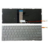 Maxbell Laptop Keyboard US Layout Matte Durable for VivoBook 14 x415 x415J M4200U Silver