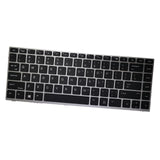 Maxbell Laptop Keyboard US Layout Matte for HP Elitebook 745 G5 Black Accessories