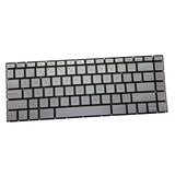 Maxbell Laptop Keyboard Replacement Spanish for 14-Bk Tpn-W125 Silver Backlight