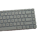 Maxbell Laptop Keyboard Replacement Spanish for 14-Bk Tpn-W125 White No Backlight