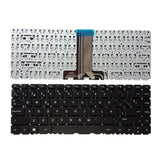 Maxbell Laptop Keyboard Replacement Spanish for 14-Bk Tpn-W125 Black No Backlight