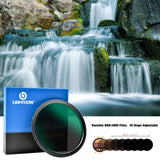 Maxbell ND2 to ND1000 ND Filter for Camera Lenses Providing A Silky Smooth Effect 52mm