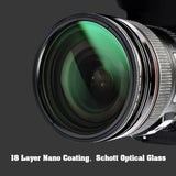 Maxbell ND2 to ND1000 ND Filter for Camera Lenses Providing A Silky Smooth Effect 67mm