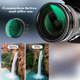 Maxbell ND2 to ND1000 ND Filter for Camera Lenses Providing A Silky Smooth Effect 72mm