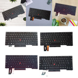 Maxbell Russian Keyboard Russian Layout with Pointer for E480 E490 No Backlit