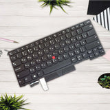 Maxbell Russian Keyboard Russian Layout with Pointer for E480 E490 No Backlit