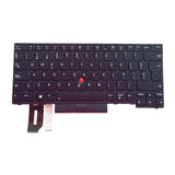 Maxbell Laptop Keyboard for E480 E490 T480S L480 P43S E485 E495 Backlit