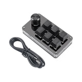 Maxbell Programming macro Knob Keyboard Multifunctional Portable Black