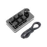 Maxbell Programming macro Knob Keyboard Multifunctional Portable Black