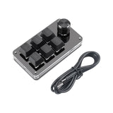 Maxbell Programming macro Knob Keyboard Multifunctional Portable Black