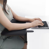 Maxbell Clamp On Keyboard Tray Arm Wrist Rest Shelf ,55x24cm Wood Professional