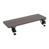 Maxbell Clamp On Keyboard Tray Arm Wrist Rest Shelf ,55x24cm Wood Professional