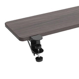Maxbell Clamp On Keyboard Tray Arm Wrist Rest Shelf ,55x24cm Wood Professional