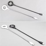 Maxbell LED USB Circular Light Flexible Gooseneck Reading Lamp, Adjustable Angle White