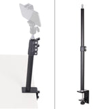 Maxbell Camera Desk Mount Adjustable W/ 1/4 Screw Clamp for Camera Video Light