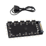 Maxbell ARGB Splitter 5V 3Pin Hub Interface with Extension Cable for LED Controller