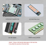 Maxbell 8Pcs Chipset Cooling Heatsink Professional Soft for CPU Graphics Cards SSD