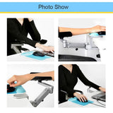Maxbell Adjustable Arm Rest Support Elbow Rest Extendable for Computer Table Office Gray
