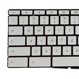 Maxbell Laptop Keyboard US Layout White for HP Chromebook 14-Ca 14-Ca020NR Notebook