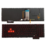 Maxbell Keyboard Replacement US Layout with Backlit for HP 17-An014 Spare Parts