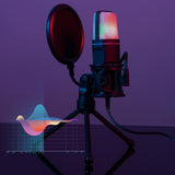 Maxbell Condenser Microphone Noise Cancelling for Video Recording Gaming Streaming
