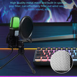 Maxbell Condenser Microphone Noise Cancelling for Video Recording Gaming Streaming