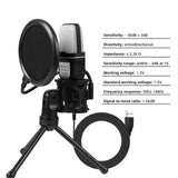 Maxbell Condenser Microphone Noise Cancelling for Video Recording Gaming Streaming