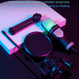 Maxbell Condenser Microphone Noise Cancelling for Video Recording Gaming Streaming