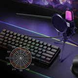 Maxbell Condenser Microphone Noise Cancelling for Video Recording Gaming Streaming