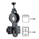 Maxbell Cell Phone Photography Holder Accessories Adjustable Stable for Binoculars 30MM-48MM Eyepiece
