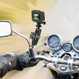 Maxbell Motorcycle Camera Mount Holder for Camera Accessories Mounting Bracket for Rear Mirror
