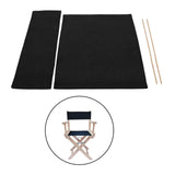 Maxbell Casual Directors Chairs Cover with Seat Covers for Director Chair Black